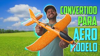 Converti esse PLANADOR para AEROMODELO RC [upl. by Enos654]