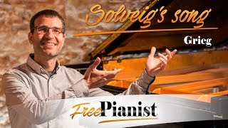 Solveigs song  KARAOKE  PIANO ACCOMPANIMENT  Peer Gynt  Grieg [upl. by Kitchen873]