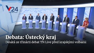 Předvolební debata Ústecký kraj  Krajské volby 2024 [upl. by Redmond]