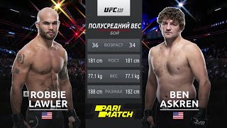 Ben Askren vs Robbie Lawler HD Highlights [upl. by Fellows328]