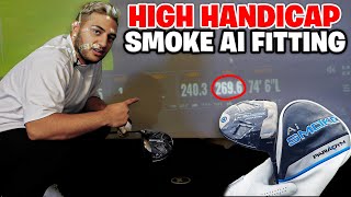 High Handicapper Club Fitting 2024 SMOKE AI DRIVER IS UNREAL [upl. by Kemp351]