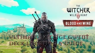 Ultimate Skellige Gwent Deck Locations amp Guide [upl. by Haididej]