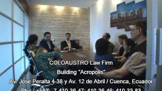 Immigration Ecuador Lawyers  COLOAUSTRO Lawyers and Law Firm [upl. by Neeloj524]