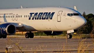 Planespotting în Skiathos 2230 july 2024 tarom YRBGL [upl. by Clancy]