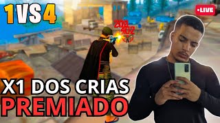 👑 MAPUZA AO VIVO🥇 X1 DOS CRIAS 🥇JOGANDO COM INSCRITOS🥇FF LIVE🥇4X4🥇SALA PREMIADA🥇FREE FIRE EMULADOR [upl. by Nivanod]