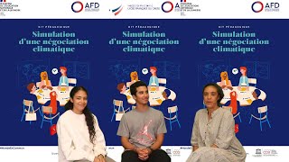 Simulation de COP Climat à Paris  Témoignage de 2 lycéens et de Mme Méheust [upl. by Eelram]