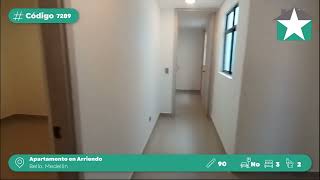 apartamentoenarriendo medellín sector Bello código 7289 inmobiliarialaestrella [upl. by Esiocnarf]