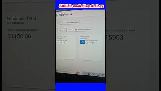 Digistore24 ka Earning Proof shorts affiliatemarketing affiliatemarketingtips digistore24 [upl. by Milewski]