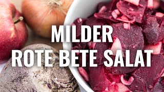 MILDER ROTE BETE SALAT Rezept [upl. by Waring]