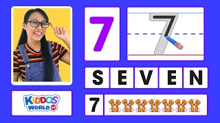 How to Write Numbers  Learning to Spell and Read Numbers  Counting Numbers from 1 to 10 [upl. by Aitam479]