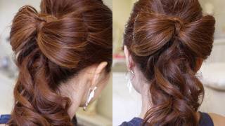 Beautiful Wedding Hair Bow Tutorial [upl. by Airemat]