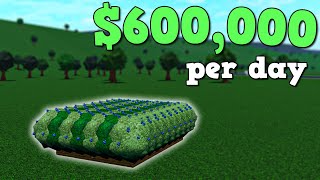 New 600Kday Bloxburg Berry Bush Farm [upl. by Herm]