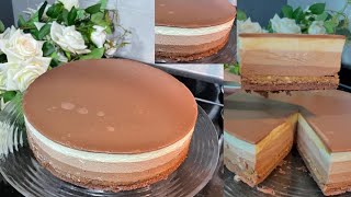 Recette Entremets Trois chocolats 🍫 [upl. by Delisle]