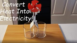 Thermodynamics  Converting Heat Energy Into Electricity Using a Thermoelectric Generator [upl. by Idnam]