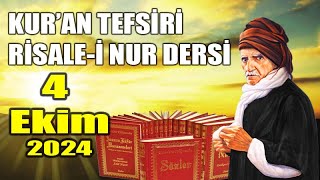 4 Ekim Risalei Nur Dersi [upl. by Esilegna]