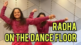 RADHA ON THE DANCE FLOOR bollywood wedding dance Ritus dance studio Surat dance BRIDESMAIDS [upl. by Isnan]