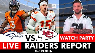 Chiefs vs Broncos Live Stream Scoreboard FREE Raiders Report Watch Party  NFL Week 8 [upl. by Boycie]