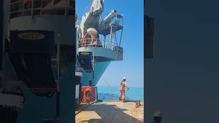 RIGGER ON ACTION 💪 dredger hopperdredger rigger viralvideo trending pipelineconnection [upl. by Htebesile923]