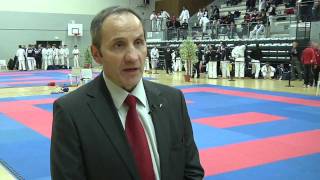 Interview karate  Bernard Bilicki et Dominique Valéra  Coupe de France Karaté Contact et Jutsu [upl. by Zildjian181]