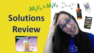 Solutions Dilutions amp Solubility Rules Review in Chemistry with Practice Problems 64 [upl. by Nevad]