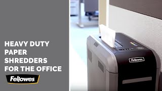 Two Powerful Commercial Paper Shredders Fellowes Powershred® 125 Series [upl. by Nyraf]