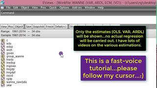 EViews10Export Regression Tables to Excel exportoutput tables eviewstoexcel regressionoutput [upl. by Lindell]