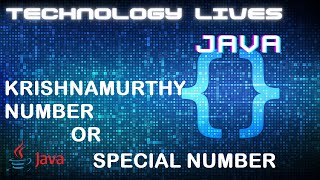 Krishnamurthy Number or Special Number in Java [upl. by Brose]