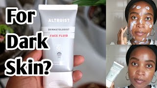 I Tried Altruist Dermatologist Face Fluid SPF50 on Oily Acne Prone Skin Is it Any Good Review 19 [upl. by Selina]