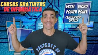 ⚡CURSOS ONLINE GRATUITOS de INFORMÁTICA  CERTIFICADO GRÁTIS  Atualizado [upl. by Legim]