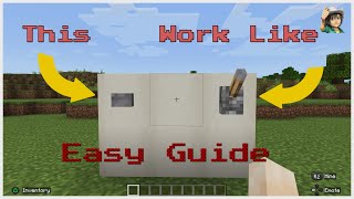 How to make a Button work like a Lever  Minecraft [upl. by Rafaelof]