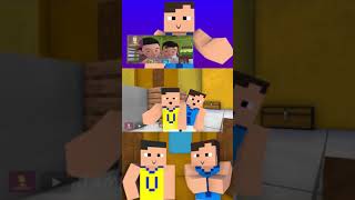 Upin amp Ipin Botak 👨‍🦲 atau ada Rambut 👦 Tumbuh Rambut Minecraft Animation [upl. by Agamemnon]