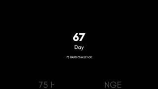 Day 67 quot75 HARD CHALLENGEquot shorts fitness bodybuilding gym [upl. by Acisse514]