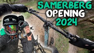 Bikepark SAMERBERG Opening 2024  Eine reine Schlammschlacht [upl. by Odetta592]