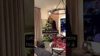 Creating my own Magical Christmas Wonderland 🎄♥️ decoratewithme christmasdecorating christmas [upl. by Llewej]