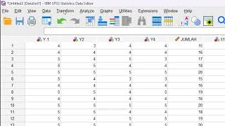 Uji Validitas TutorialSPSS  Video Pembelajaran Statistika Penelitian [upl. by Ahteres]