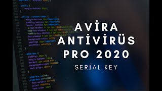 AVİRA ANTİVİRÜS PRO 2020 GÜNCEL SERİAL KEY [upl. by Ahsal875]