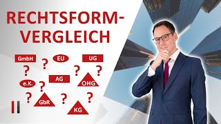 Rechtsformen im Vergleich welche gibt es und wo liegen die Unterschiede [upl. by Yenots]