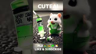 Part1Can a zombie cat and a Hamster be true friends🧟‍♂️Heres the answer🧟‍♂️🐈💚🐹 [upl. by Morehouse140]