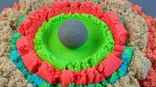 1 Hour Kinetic Sand ASMR Compilation set  Cutting soap cubes AMSR 💙💜💛🖤💚💖🧡 ODDLY SATISFYING [upl. by Attenra155]