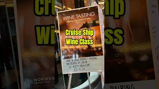 WHAT Does a CRUISE ship WINE class like IN 2024 cruiseship travel wine cruise shorts ￼ [upl. by Hsakiv]