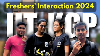 Meet the Freshers of 2024  First Impressions  IIT Kharagpur [upl. by Dyob]