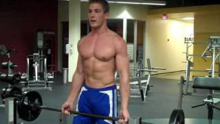 How To StraightBar Bicep Curl [upl. by Birk]