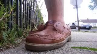 Enjoying My Old Sperry TopSiders Boat Shoes3 [upl. by Winthorpe249]