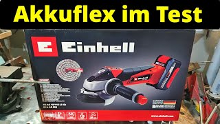 Akku Flex im Test  Einhell TEAG 18115 Li Kit [upl. by Aimet]