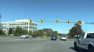 Drive around Fairfax Virginia [upl. by Mackay]