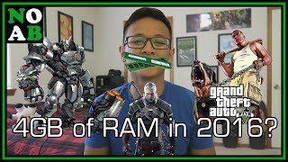 4GB of RAM in 2016  Improving the 170 Gaming PC Budget Build [upl. by Linoel]