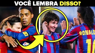 Quando Ronaldinho e Messi Jogavam Juntos Era Mágico [upl. by Rocco]