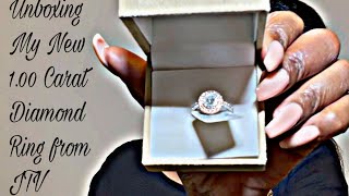 Unboxing my new 1ct Diamond ringJTV [upl. by Schnabel137]