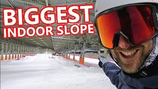 Biggest Indoor Snowboarding In Europe [upl. by Jews]