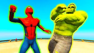 Spiderman vs Hulk Spiderman Hulk Superherobattle EpicBattle [upl. by Lindbom]